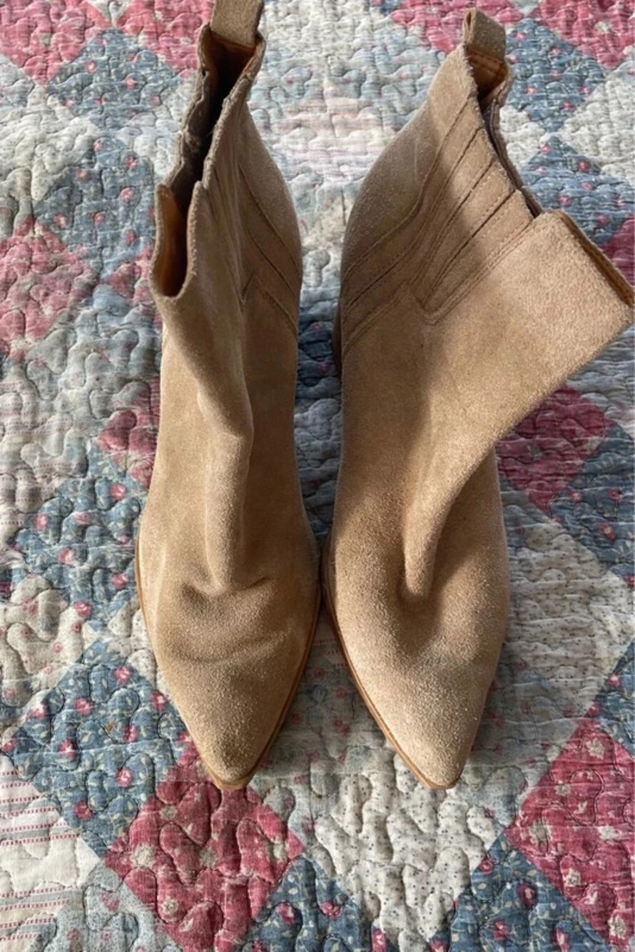 Marc Fisher MLoshay Ankle Leather Boots Women’s Sz 9.5